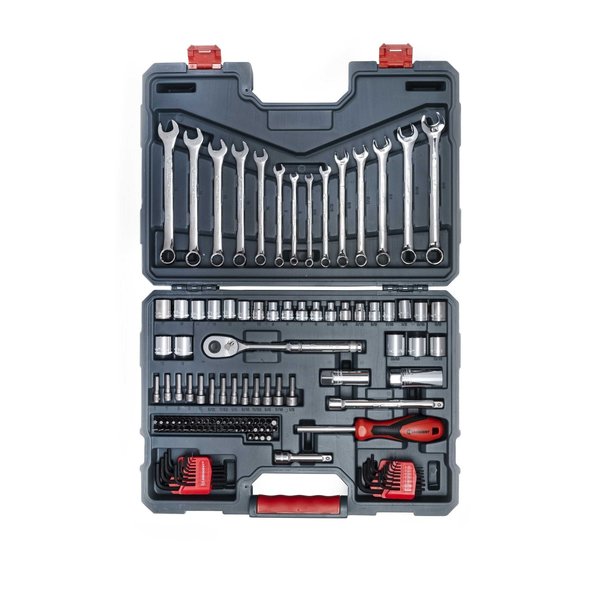 Mechanics Tool Set, 128Pc Closed