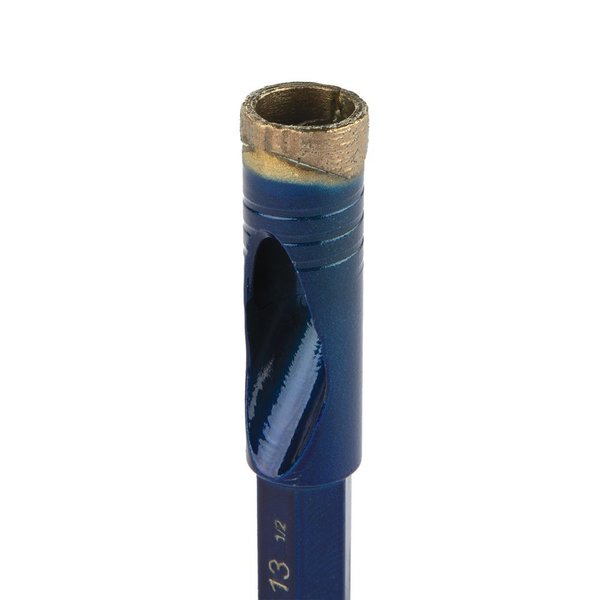 Diamond Drill Bit, Hex Shank 1/2