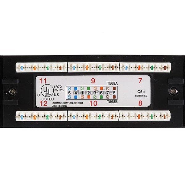 Patch Panel, 24P, 2U