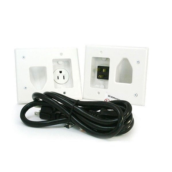 Recessed Pro Power Kit, Wht