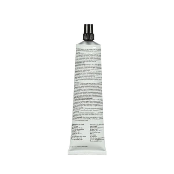 Plastic/Emblem Adhesive, 5 oz, Tube, Clear, Synthetic Elastomer Base, Begins to Harden in 5 min, 6PK
