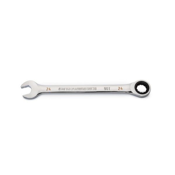 Combination Ratcheting Wrench, 24 mm 90T