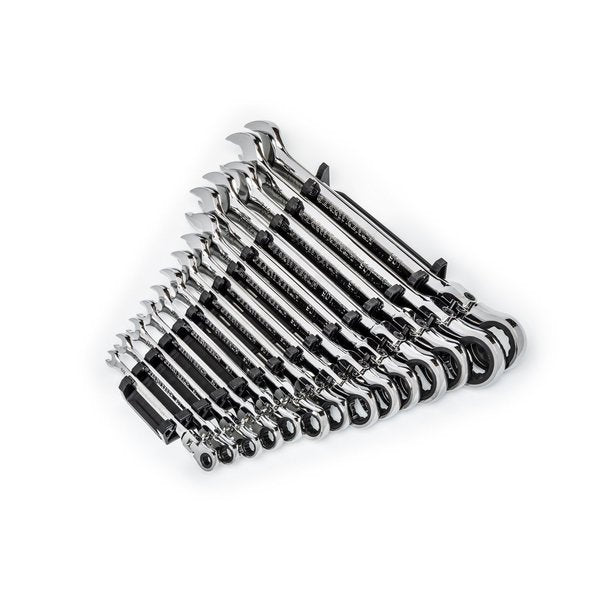 Combination Ratcheting Wrench Set, 14 Pc