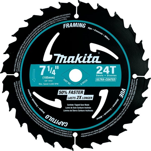 Carbide-Tipped Ultra-Coated Cir 24T, PK10