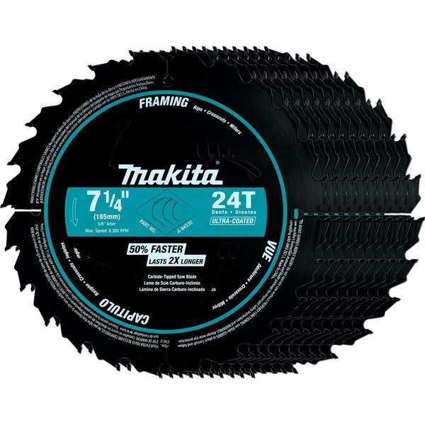Carbide-Tipped Ultra-Coated Cir 24T, PK10