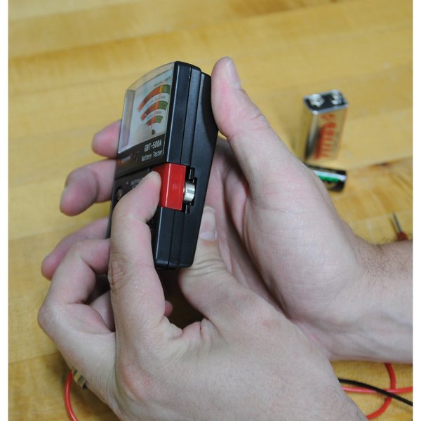 Analog Battery Tester, 1.5V to 22.5V