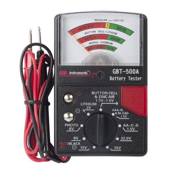 Analog Battery Tester, 1.5V to 22.5V