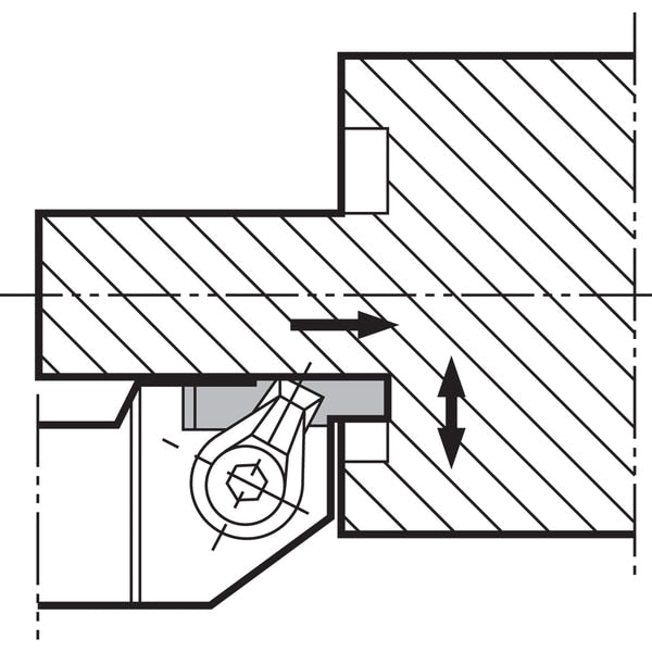 Face Grooving Toolholder