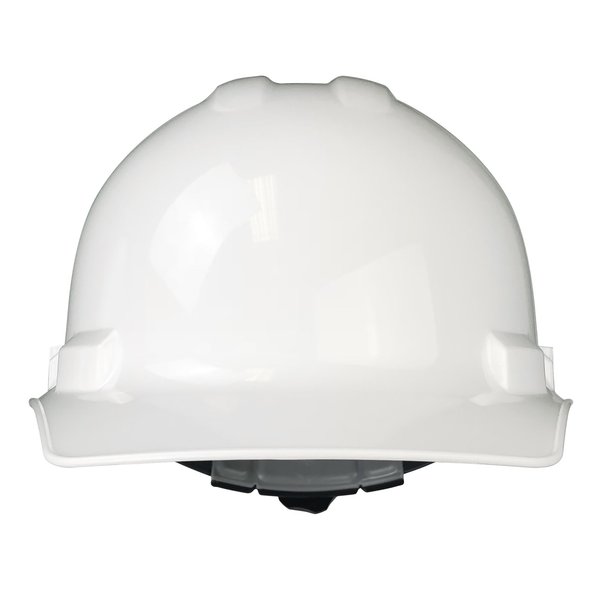 Front Brim Hard Hat, Type 1, Class E, Ratchet (6-Point), White