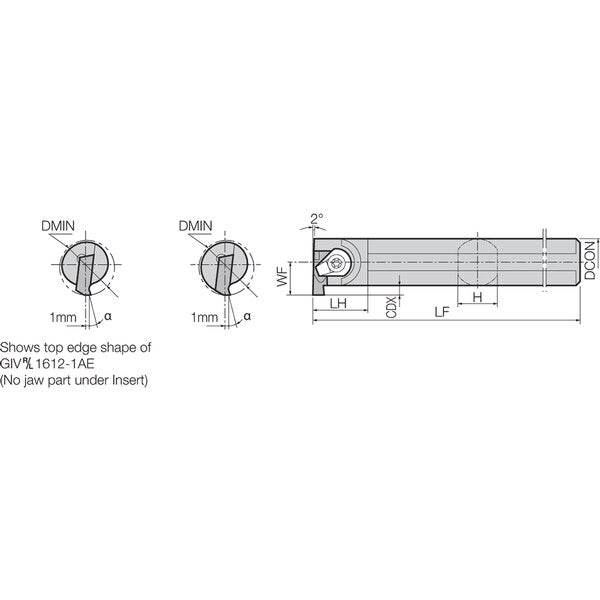 Internal Grooving Toolholder