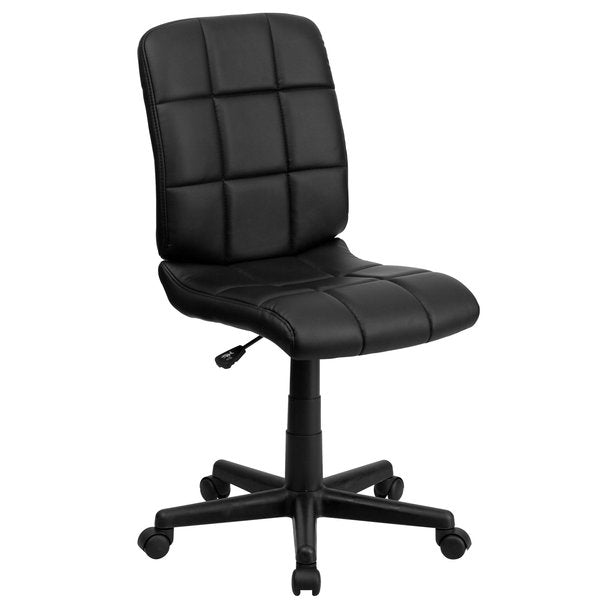 Vinyl Contemporary Chair, 16-3/4