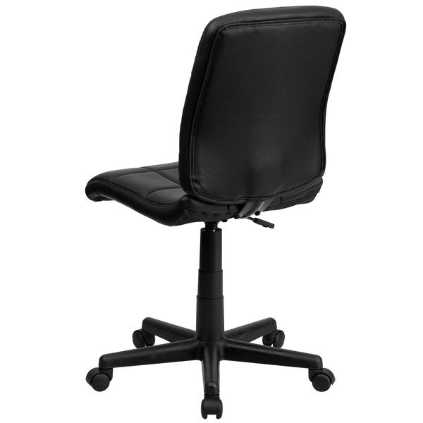 Vinyl Contemporary Chair, 16-3/4