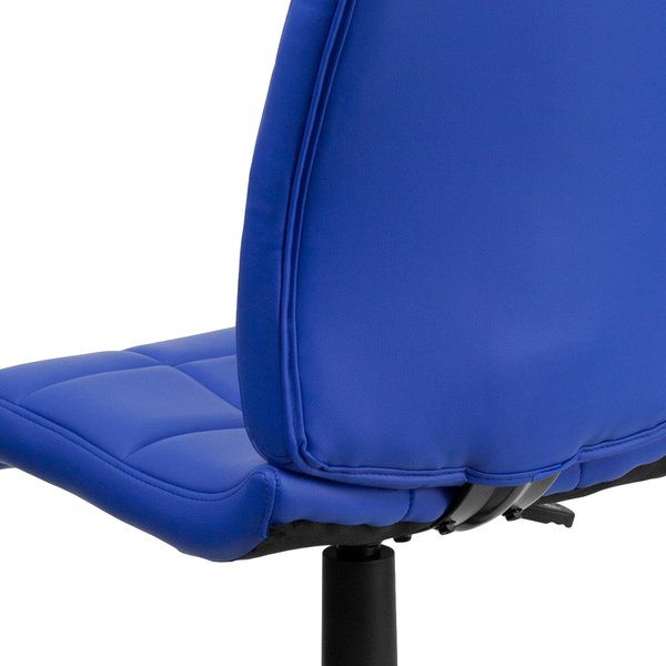 Vinyl Contemporary Chair, 16-3/4