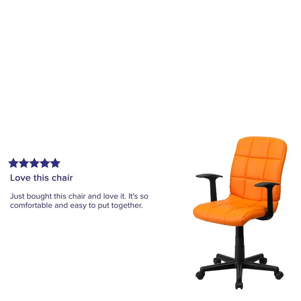 Metal Contemporary Chair, 16-3/4
