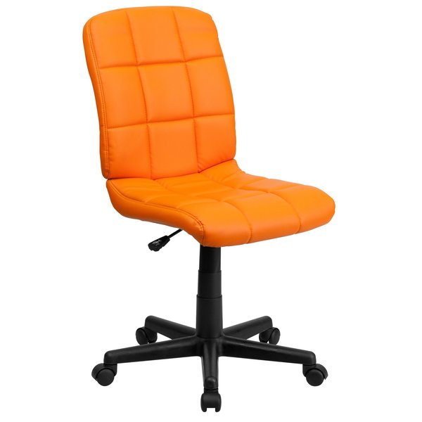 Vinyl Contemporary Chair, 16-3/4