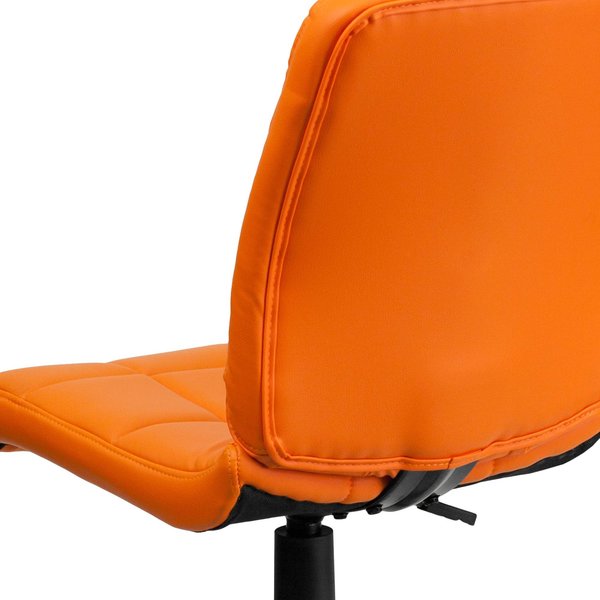 Vinyl Contemporary Chair, 16-3/4