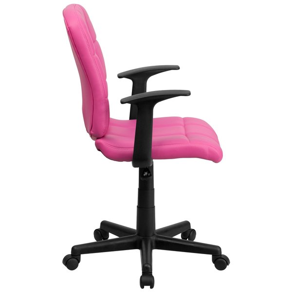 Vinyl Contemporary Chair, 16-3/4
