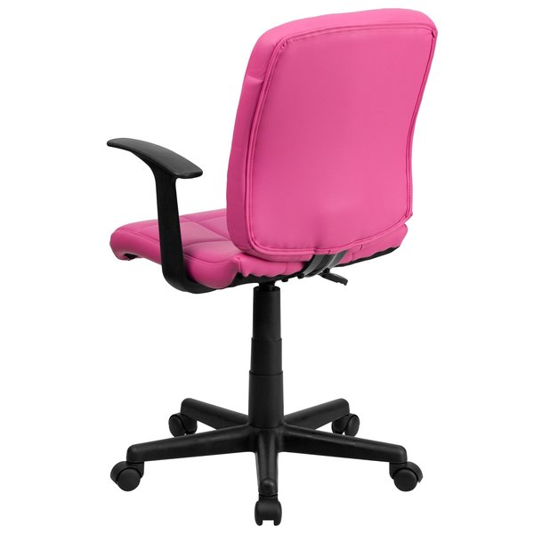 Vinyl Contemporary Chair, 16-3/4