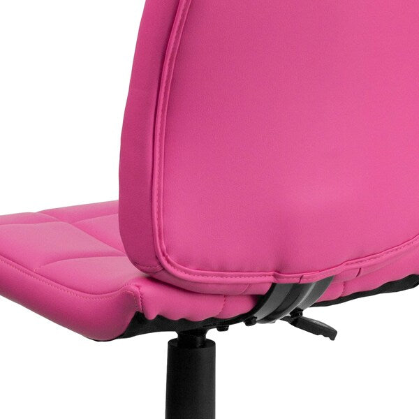 Vinyl Contemporary Chair, 16-3/4