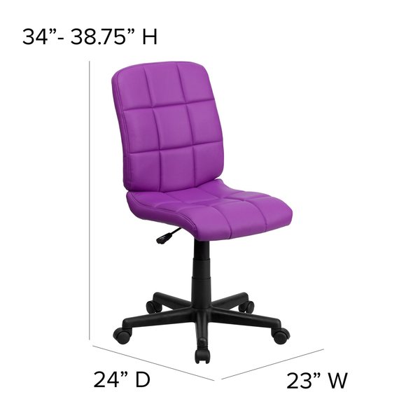 Metal Contemporary Chair, 16-3/4