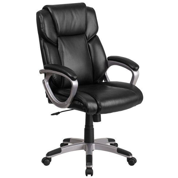 Leather Contemporary Chair, 18