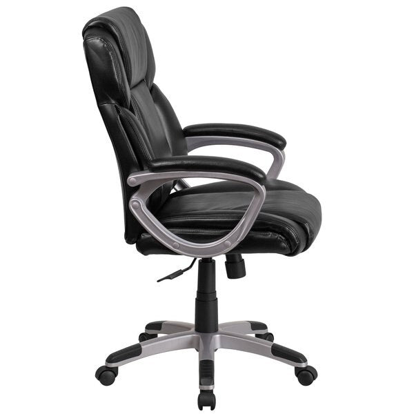 Leather Contemporary Chair, 18