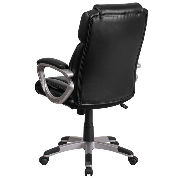 Leather Contemporary Chair, 18