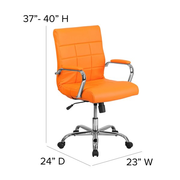Contemporary Chair, Metal, 18-1/2