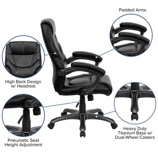 Contemporary Chair, Leather, 18