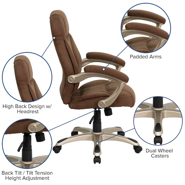 Contemporary Chair, Fabric, 18-1/4