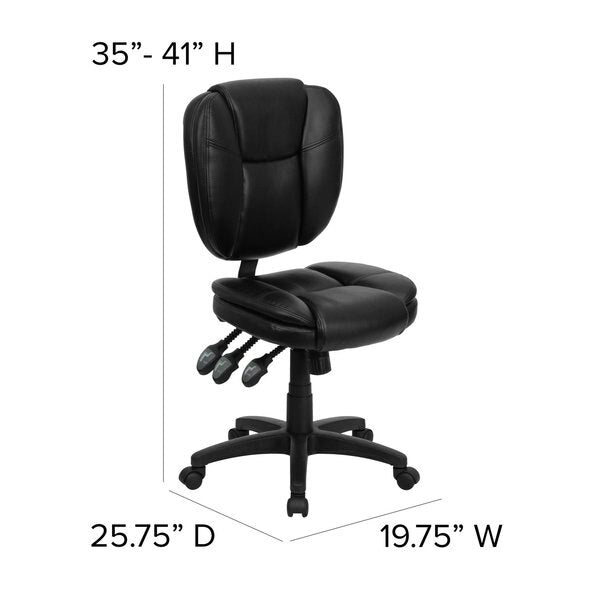 Metal Contemporary Chair, 18-1/4