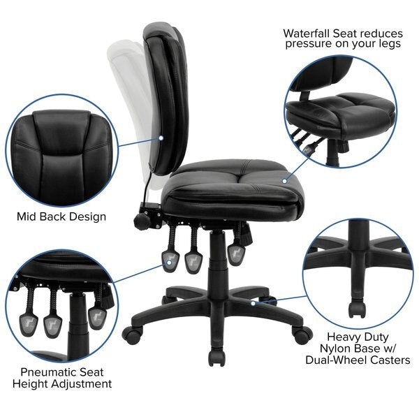 Metal Contemporary Chair, 18-1/4