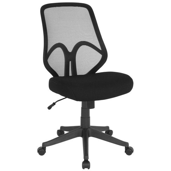 Salerno Series High Back Black Mesh Offi