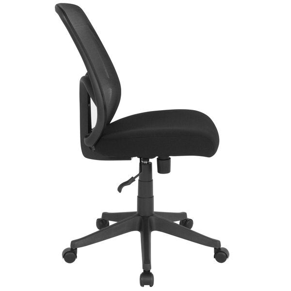 Salerno Series High Back Black Mesh Offi