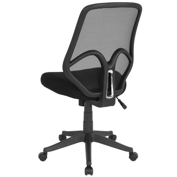 Salerno Series High Back Black Mesh Offi