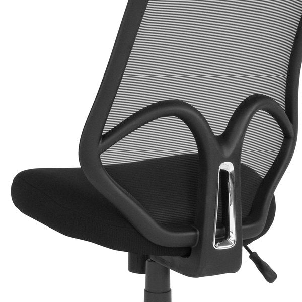 Salerno Series High Back Black Mesh Offi