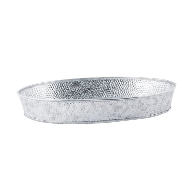 Galvanized Oval Diner Platter, 12