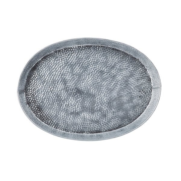 Galvanized Oval Diner Platter, 12