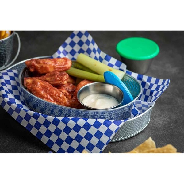 Galvanized Oval Diner Platter, 12