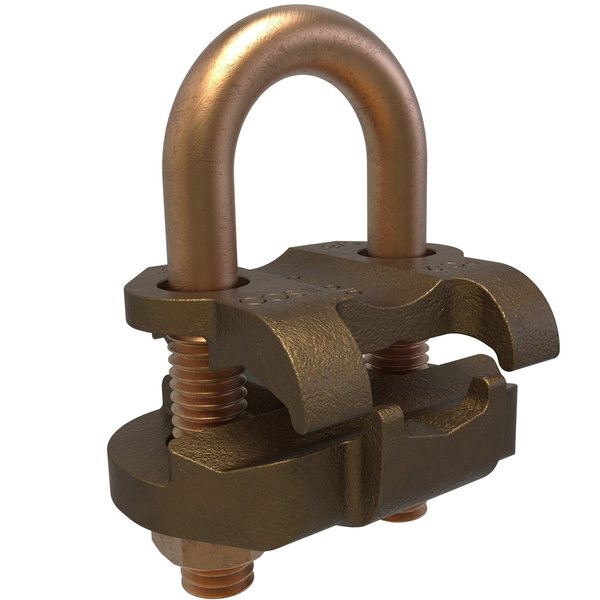 Permaground Copper U-Bolt Ground Clamp