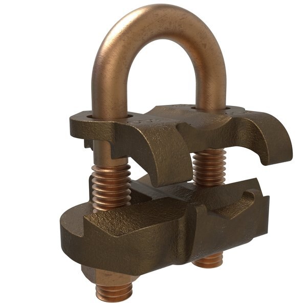 Permaground Copper U-Bolt Ground Clamp