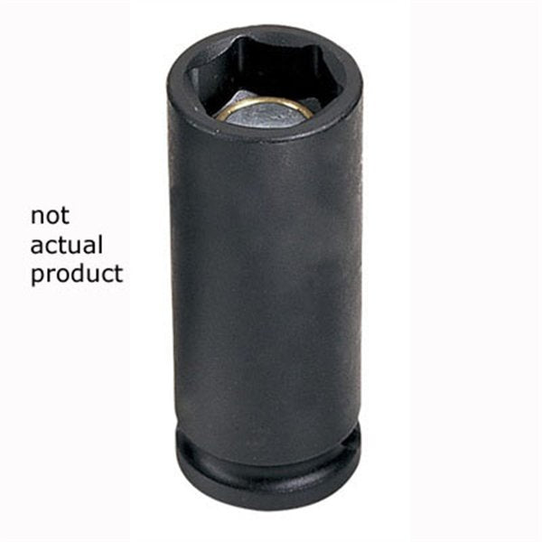SOC 7/16 3/8D IMP MAG 6PT DP BLK