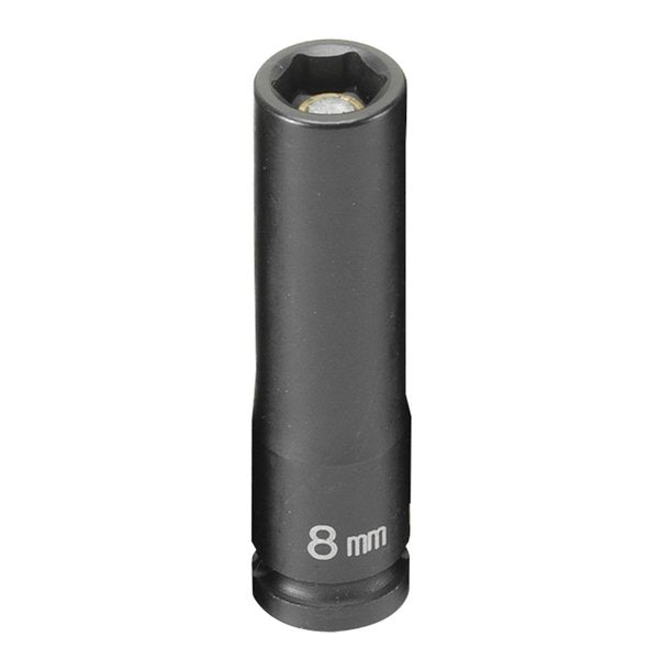 SOC 8MM 1/4D IMP MAG 6PT DP BLK