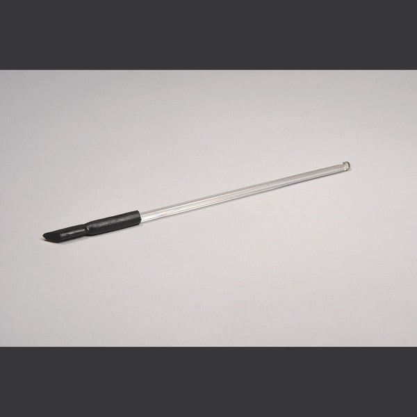 Glass Stirring Rod W/ Rubber Polic, PK 12