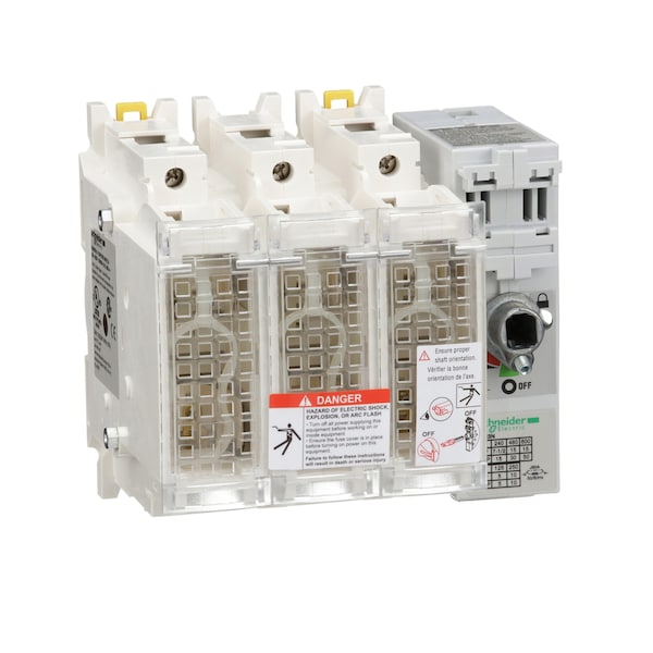 Fusible Disconnect Switch, 60 A, 600 V, 3 pole