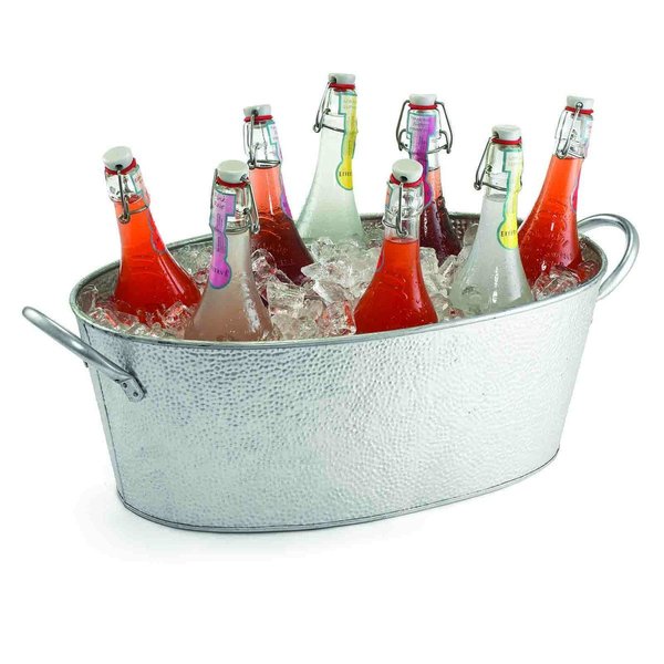 Beverage Tub, SS, Oval, 4 gal.