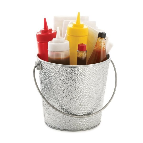Galvanized Round Pail, 1.25 gallon
