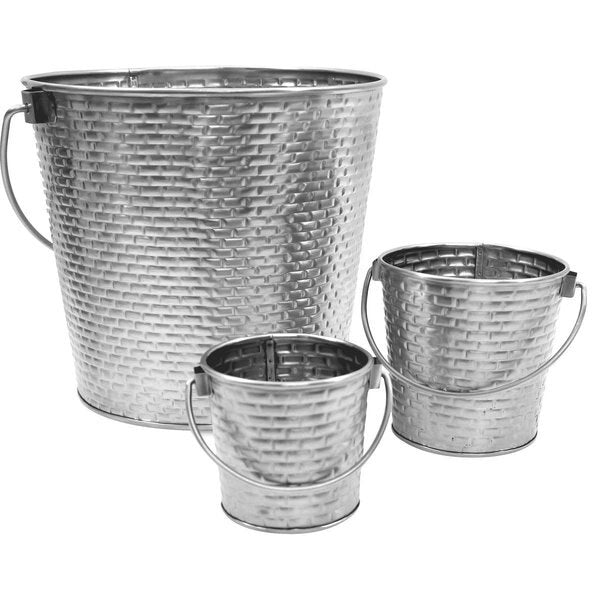 Brkhse Coll, Rnd Pail W/Hndl, SS, 8.1