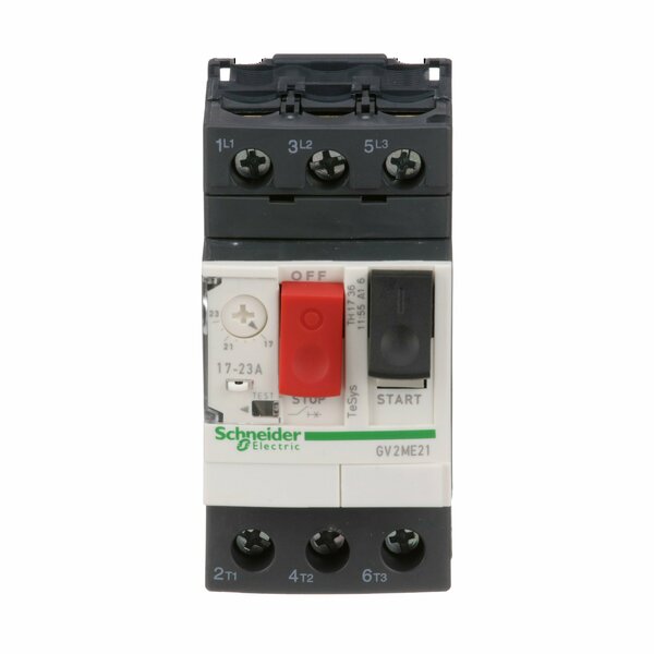 Manual Motor Starter, Button, 17-23A, 1P