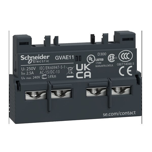 Auxillary Contact, 2.5A, 1NC, 1NO